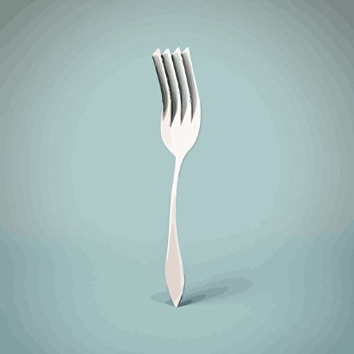 disposable fork stock photos and vectors, light grey background, cartoon