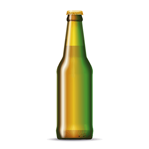 beer bottle, no text, vector, no background
