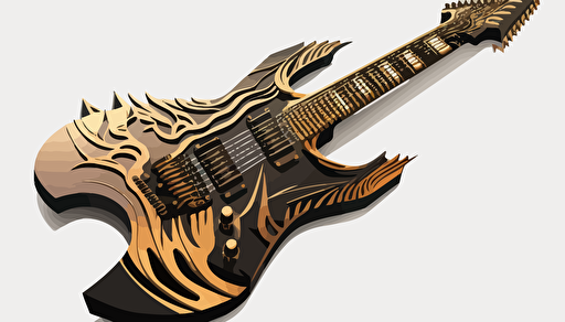 guitar,no background,vector,