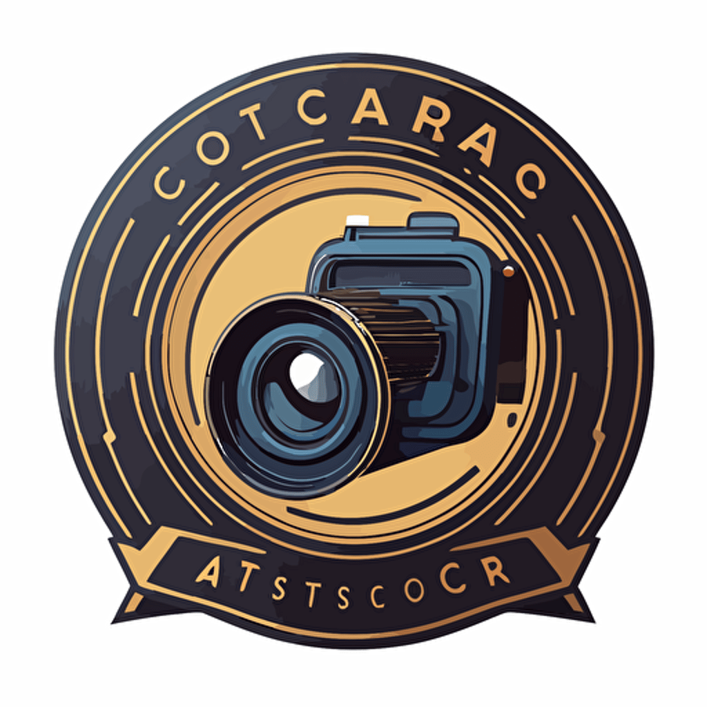 vector logo called StudioCars with the letter O being a camera lens
