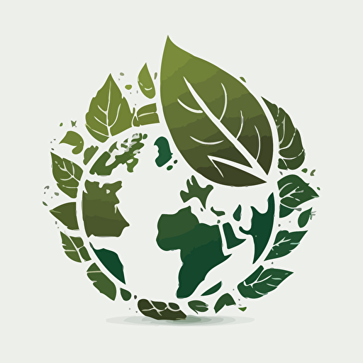 sustainability icon, vector style