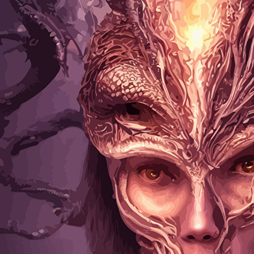 close macro portrait face beautiful princess goat skull mask epic angle pose symmetrical artwork 3d depth field blurred background cybernetic jellyfish female face skull phoenix bird translucent nautilus energy flows water fire highly detailed epic cinematic concept art cg render maya blender photoshop octane render excellent composition cinematic dystopian brutalist atmosphere dynamic dramatic cinematic lighting aesthetic inspirational arthouse y greg rutkowski ilya kuvshinov wlop stanley artgerm lau ruan jia fenghua zhong