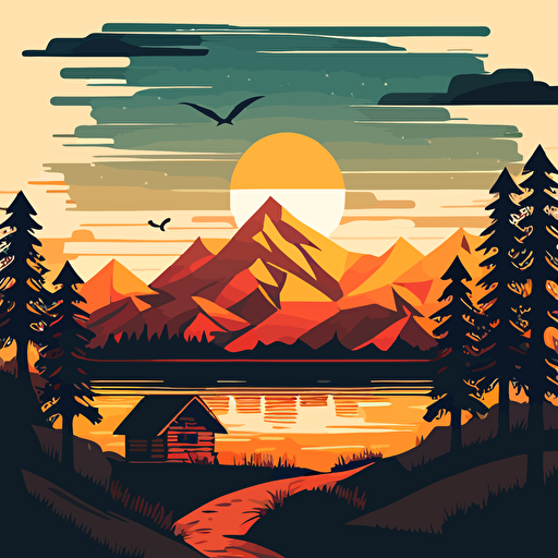 landscape vector design