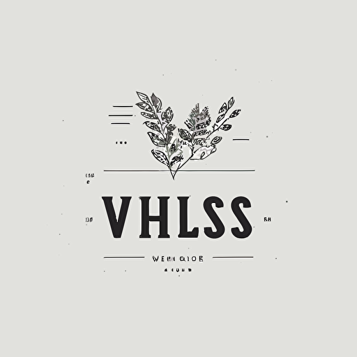 Logo with name VIBES. visual visual identity for a wine ecommerce webshop. hipster, minimalistic and simple., Vector