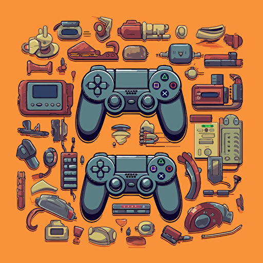 PlayStation, wallpaper, oldschool, vector,