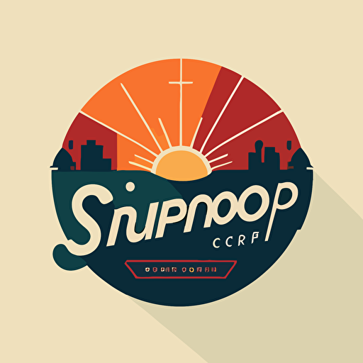 modern supemercado isologo, minimal design, vector, simple, flat, trasnparent background,