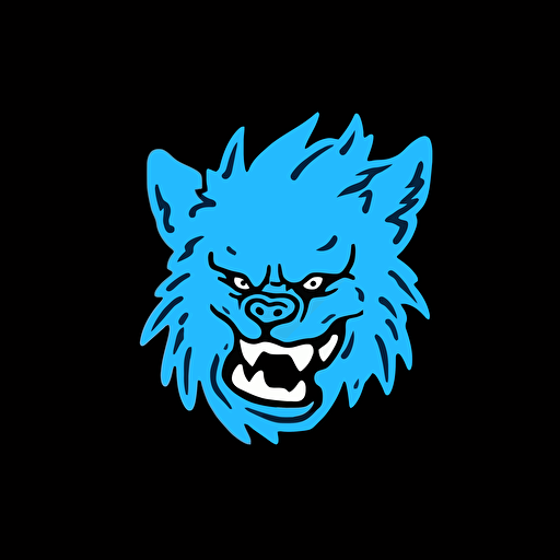 make a vector sports logo of a mythical Shark-Wolf creature for a soccer team called “the wolf-sharks”