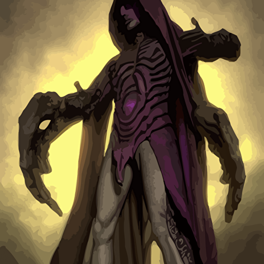 necromancer pulsing necrotic energy art gerald brom power auras sigils tattered cloth robes substance 3d painter pbr textures physical based rendering cinematic hyper realism high detail octane render unreal engine 8k vibrant colors smooth gradients high contrast depth field aperture f2 8