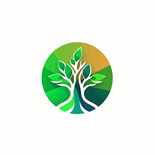 logo for Increase Investor Awareness for green and sustainability bonds, flat, vector, colorful