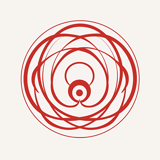 a simple vector logo of a human womb