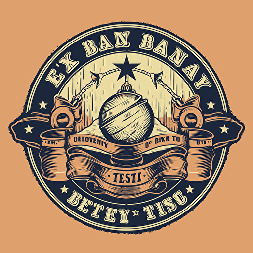 logo design for a bail bond agency called TX Best Bail Bonds. Image vector include legal and law enforcement elements.