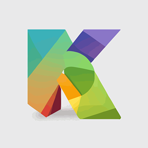 Software Company Logo, letters K and S, transparent background, simple vector, Icon, SVG, PNG