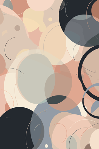 saturn, abstract pattern, minimalistic vector, muted colours,