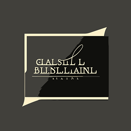 logo for journal selling business that has a minimalistic design, vector