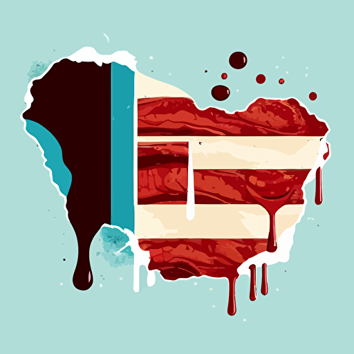 argentina flag with steak and wine vector