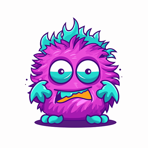 bookie monster logo, vector, monster inc style