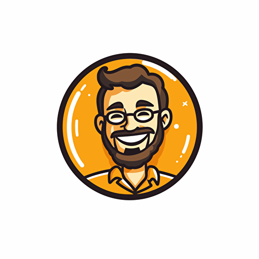 Simple vector 2d logo for payday loan site. White background.