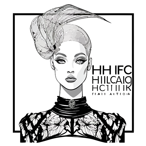high fashion vector logo
