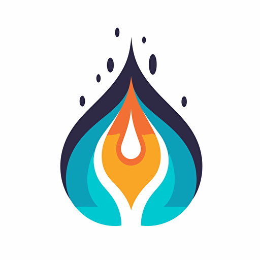 flat vector logo of Feel Flow