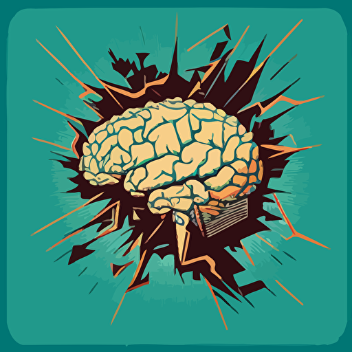 Smart Brain, Vector Illustration, Memory, Release