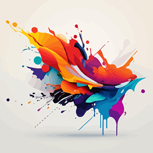 amazing vectors abstract colorful with white background
