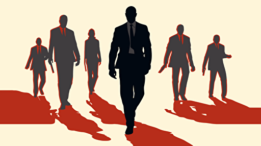 Agent 47 Hitman, dynamic pose, minimal design, minimalist style, silhouette, flat vector illustration style,