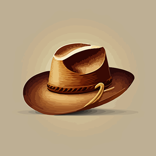 straw hat vector