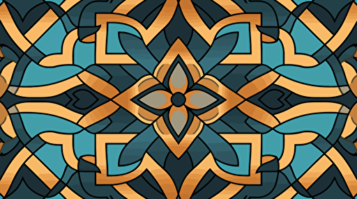 contemporary arabic geometric patterns. vector drawing.