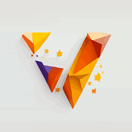 simple logo design of letter “EU”, white background, flat 2d, vector, company logo, low poly –-v 5