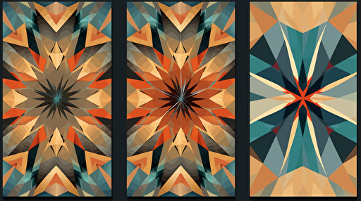 contemporary arabic geometric patterns. vector drawing.