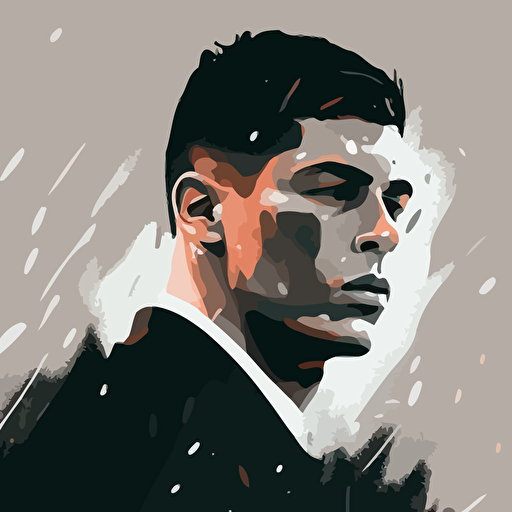 create an minimal vector art of christiano ronaldo, painting