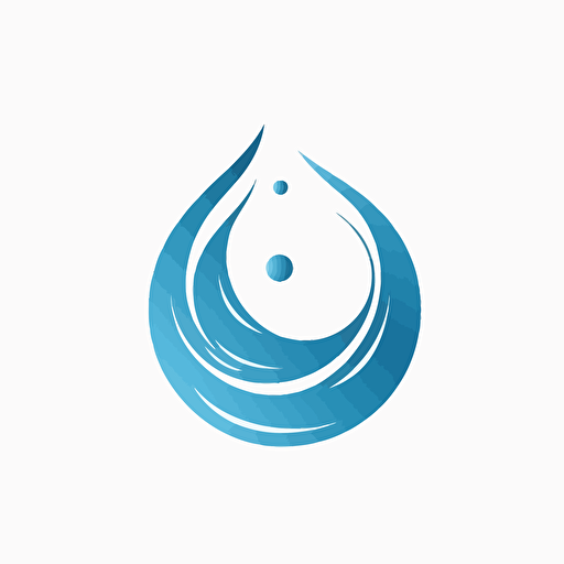 vector logo wather clean minimalism reverse osmosis abstraction