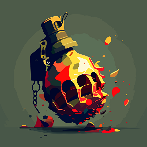 grenade vector