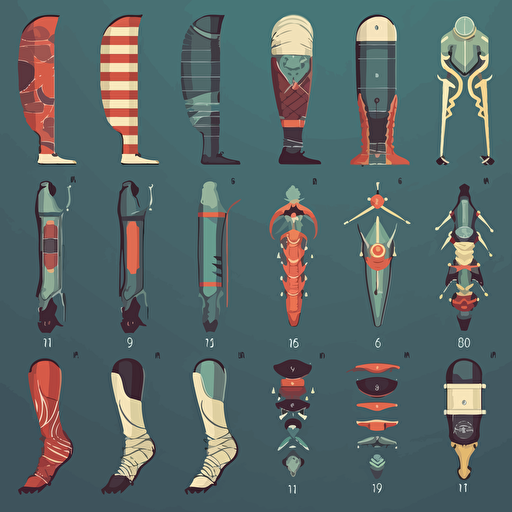 generic body parts vector