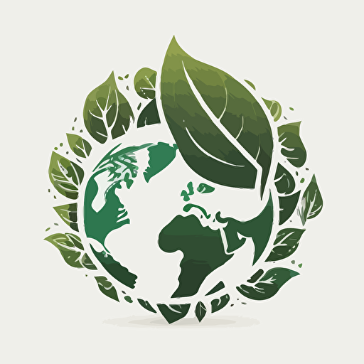 sustainability icon, vector style