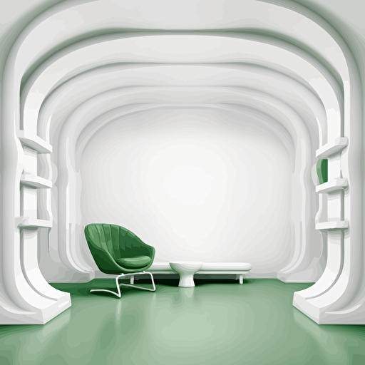 a clean vector art background for products photos, white::2 green::1