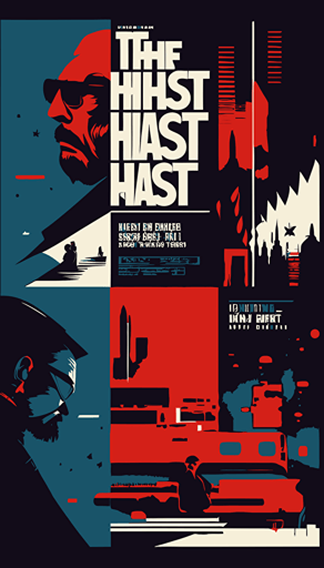 1970s bank heist movie title sequence, in the style of saul bass, vector art, contemporary and post modern interpretation, crime, thriller.