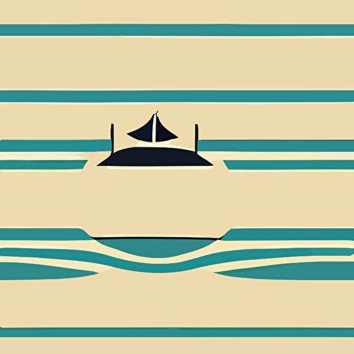 yatch club drawing ,vector style