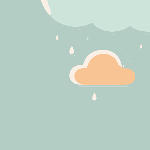 cute cloud kawaii style, vector clipart \
