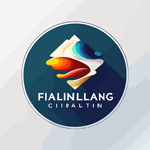 logo design for a painting company, minimalist, flat, vector, modern