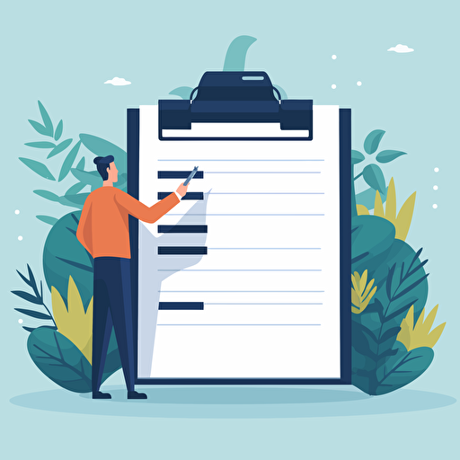 vector illustration for no elements in list, empty list