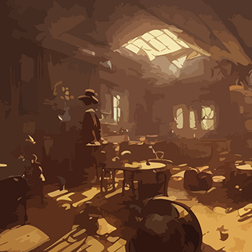 interior steampunk kindergarden classroom greg rutkowski artstation cgsociety ultra realistic ray tracing 3d render volumetric light unreal engine