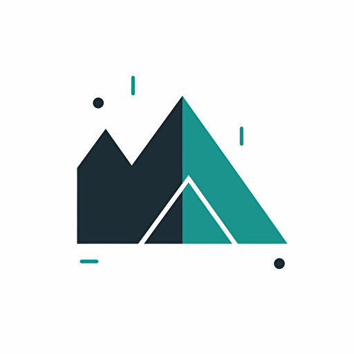 a minimalistic vector logo for web (electronic) magazine investing news