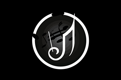 a simple vector logo of an "akmos music" with a ace