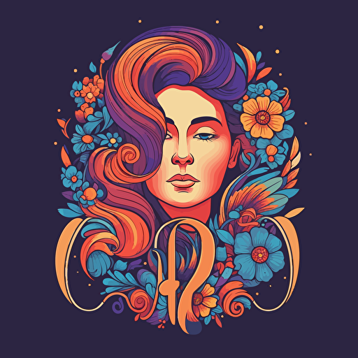 A logo using the letters “S” and “P” relating to motherhood. Theme is soul puzzles. Color palette will be warm and evoke feelings of belonging, joy and strength. Ultra detailed. Flat vector.