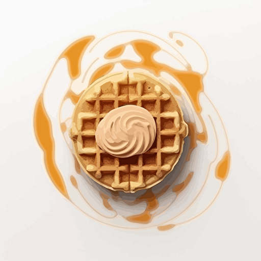 vector, whipped waffles gestalt logo