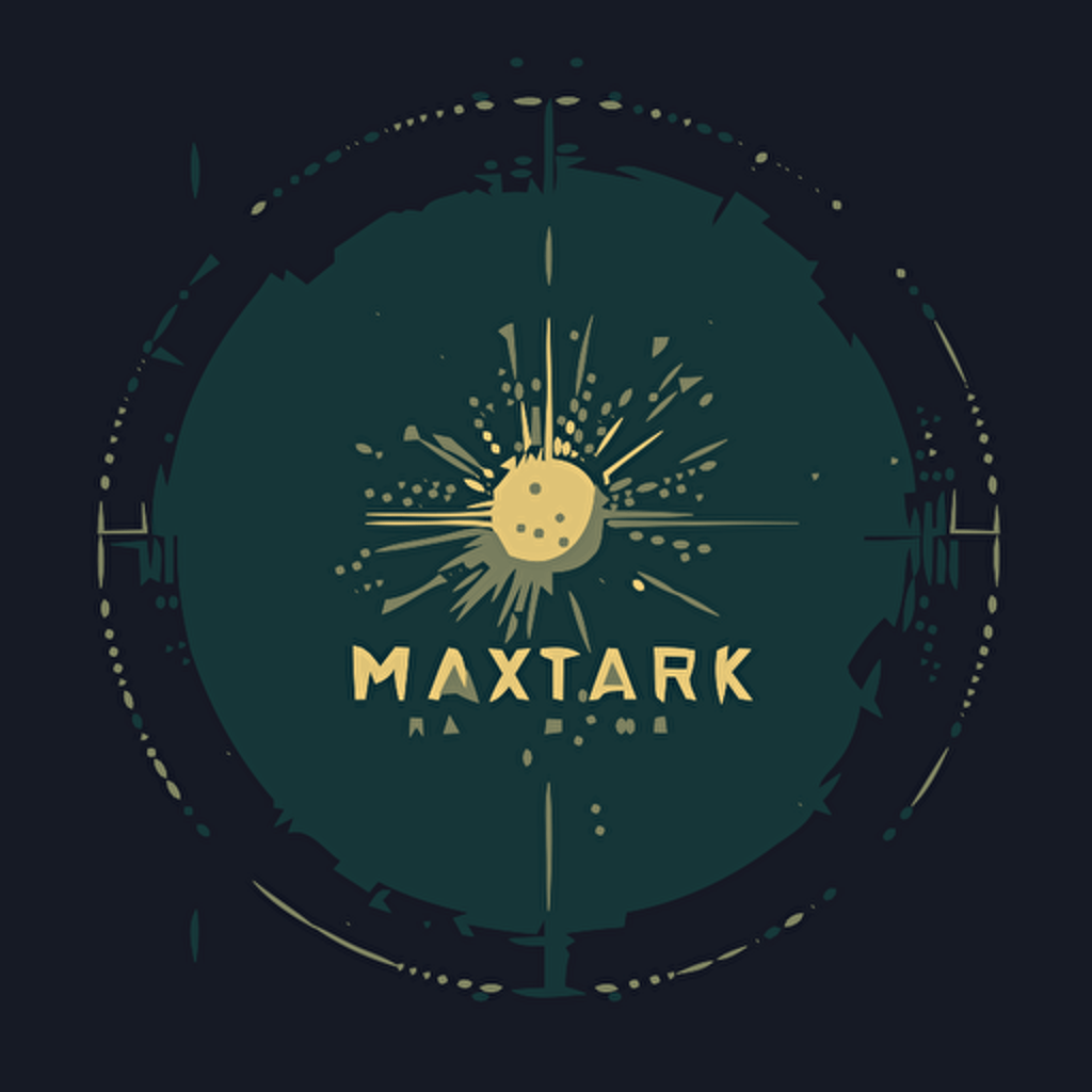 vector simplistic Logo design for game matrix