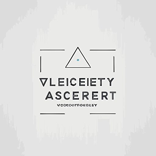 logotype for a product design company cybersecurity A combination of sleek and minimalistic geometric shapes, such as rectangles and triangles, arranged in a precise and balanced manner to create a sophisticated and timeless logo. The monochromatic color palette and vector format add to the simplicity and versatility of the design. The typeface is clean, sans-serif, with AW