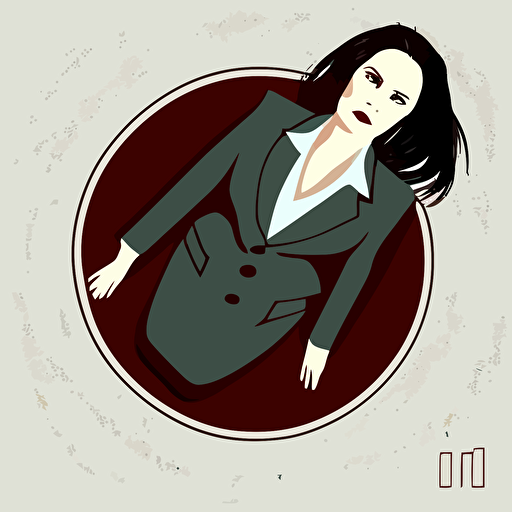 women in business suit , intop positions, women in business suit in the carpet floor, vector illustration