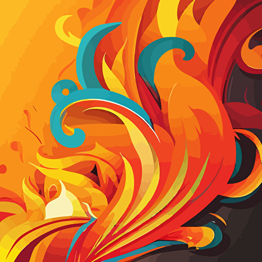 flame background illustration vector